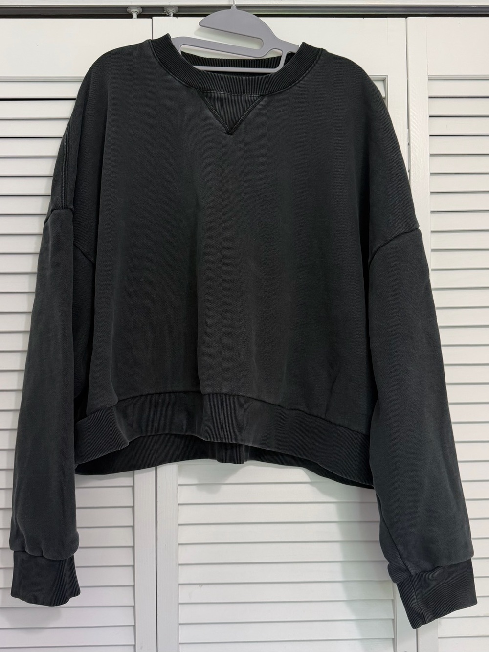 Women's Black Entire Studios Box Crew Sweatshirt